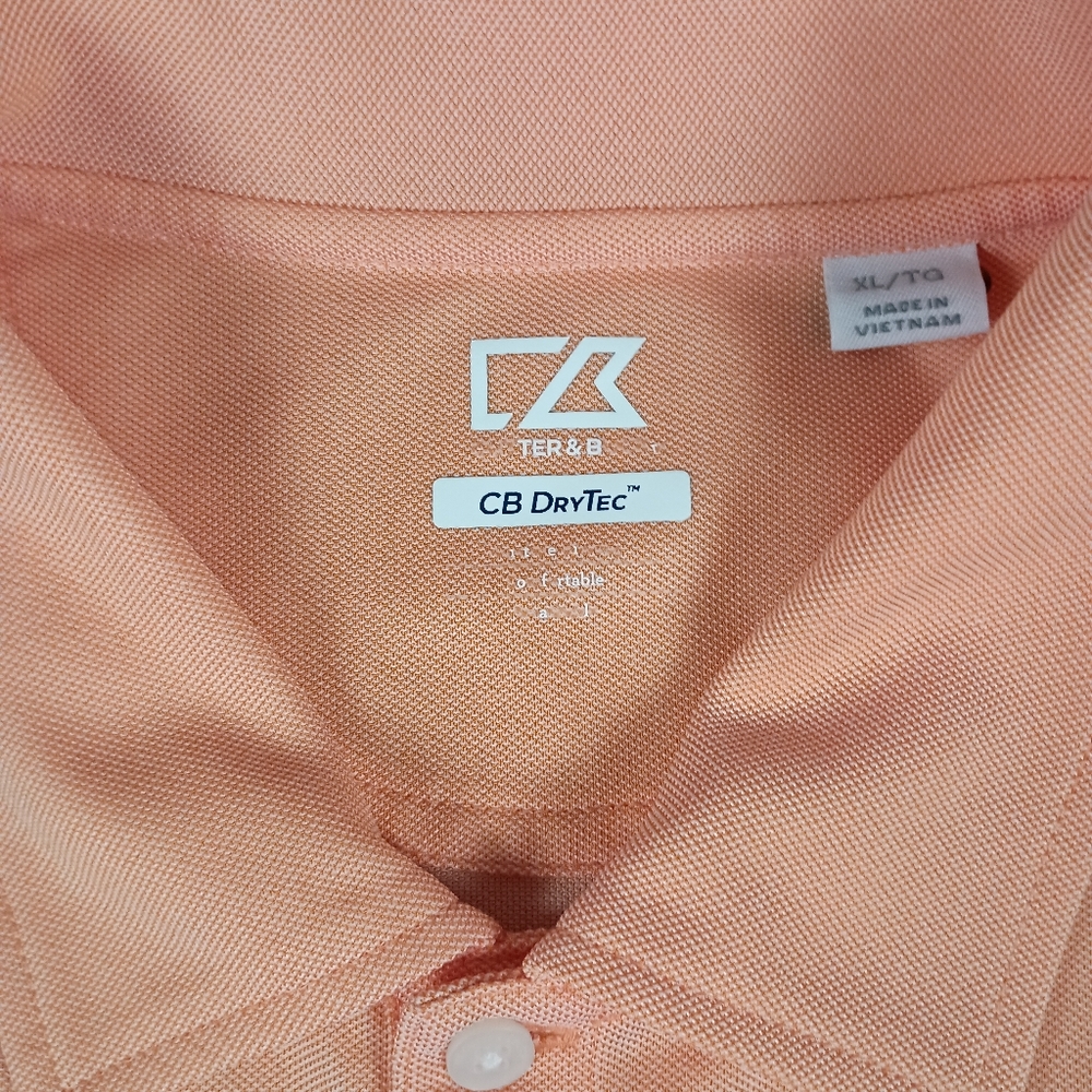 Cutter And Buck‎ XL DryTec World Woods Golf Club Mens Polo - Picture 2 of 9